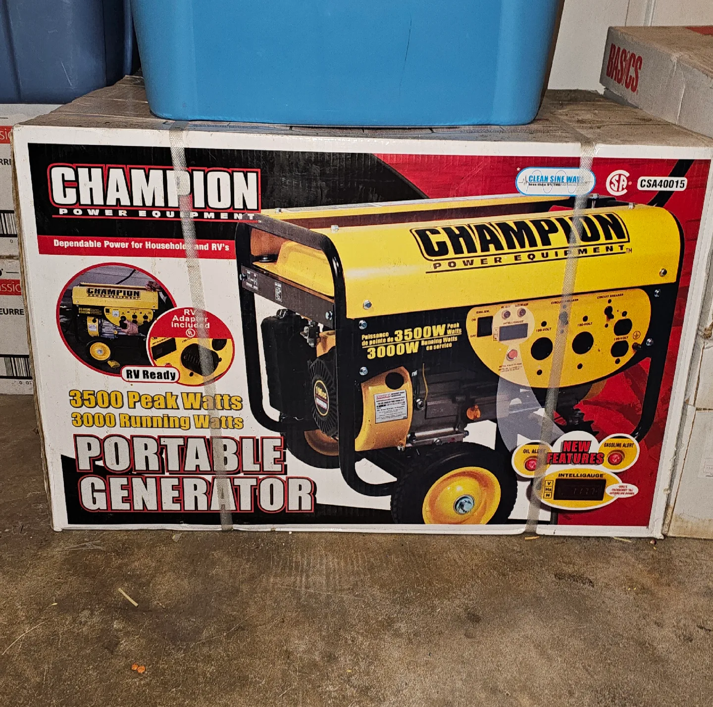 Champion 3500W Portable Generator – Brand New in Box 🥕