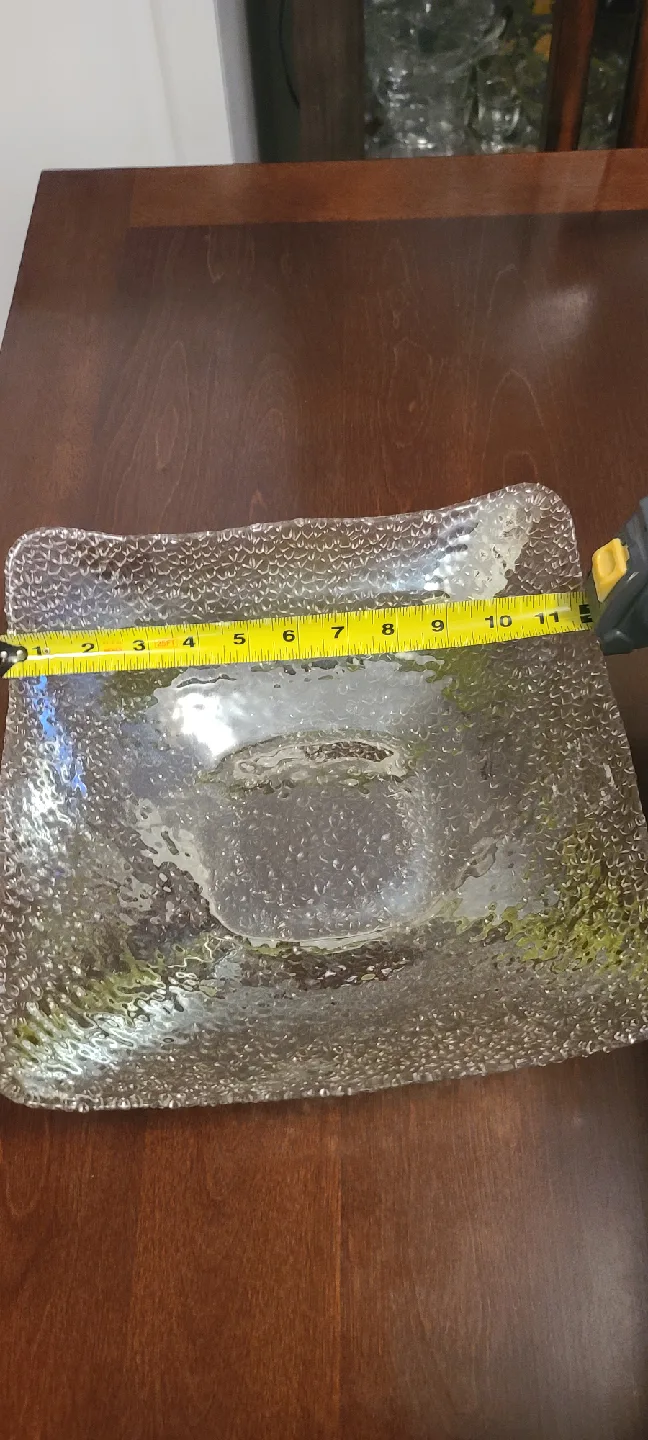 Textured Glass Serving Bowl - 11 inches image indicator(2)