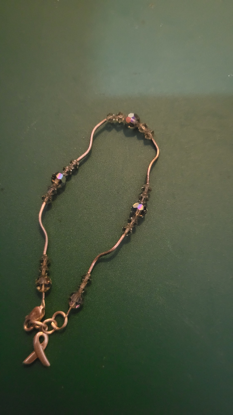 Silver Bracelet with Ribbon Charm - photo 3