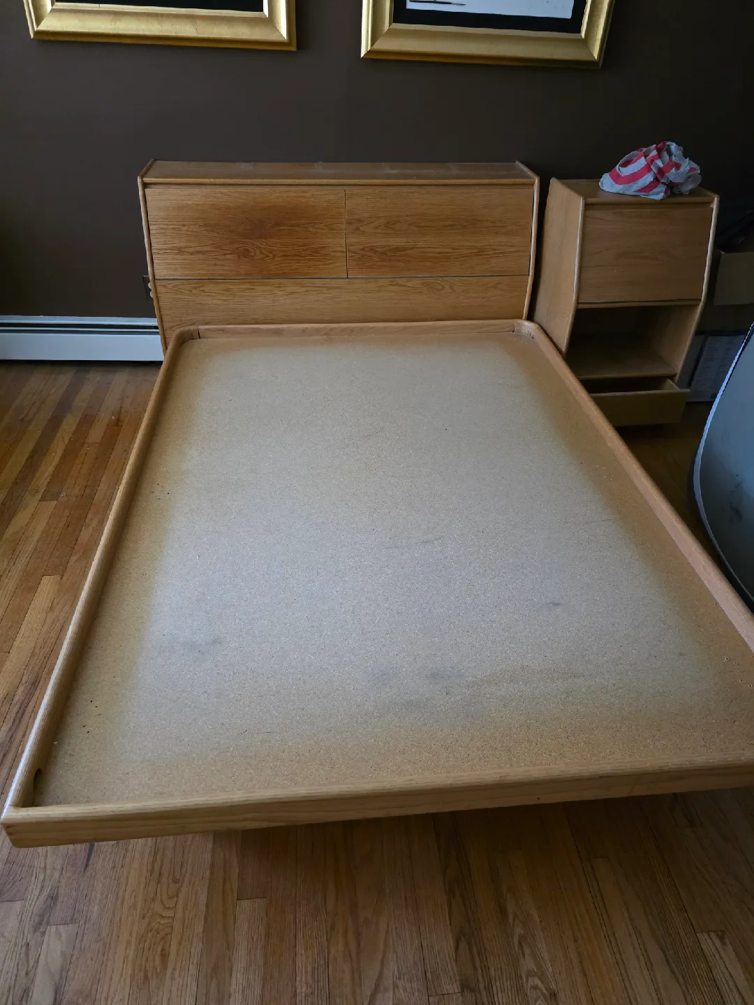 Wooden Bed Frame with Nightstands image indicator(5)