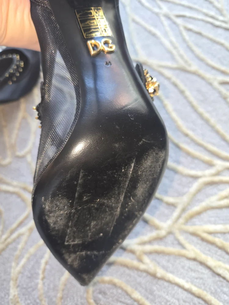 Dolce & Gabbana Black Heels size 41 image indicator(7)