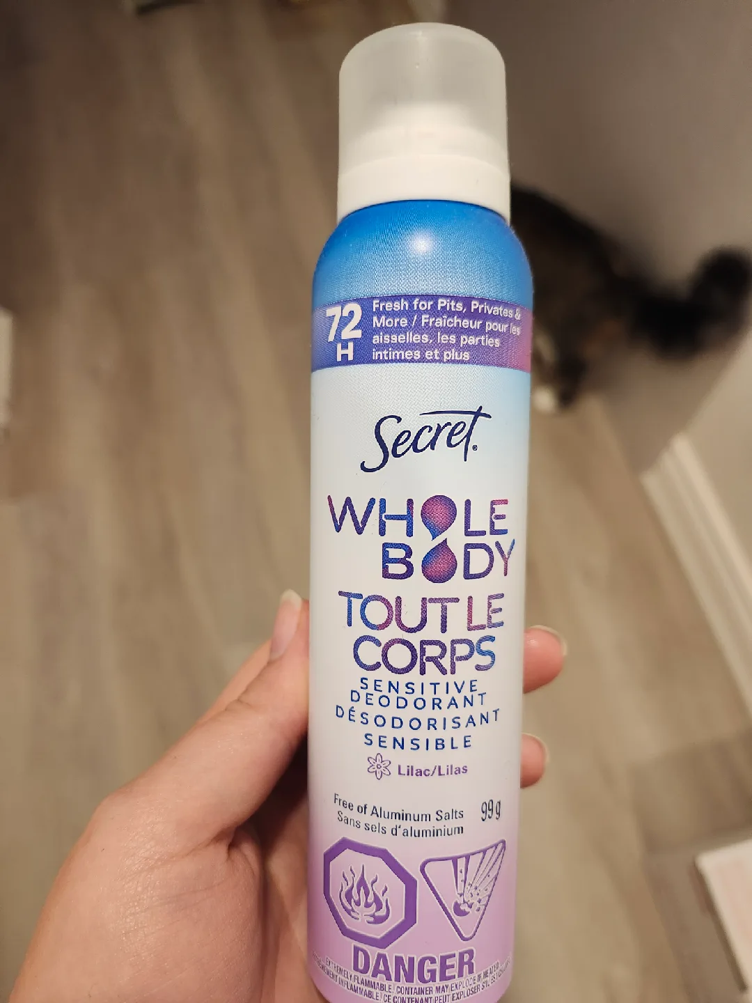 Secret Whole Body Deodorant - Lilac Scent thumbnail
