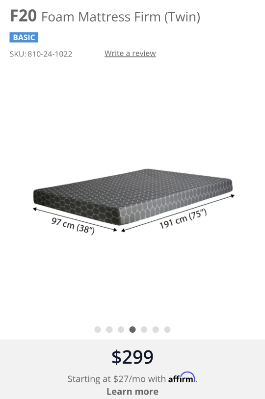 Foam Mattress Firm (Twin) - photo 2