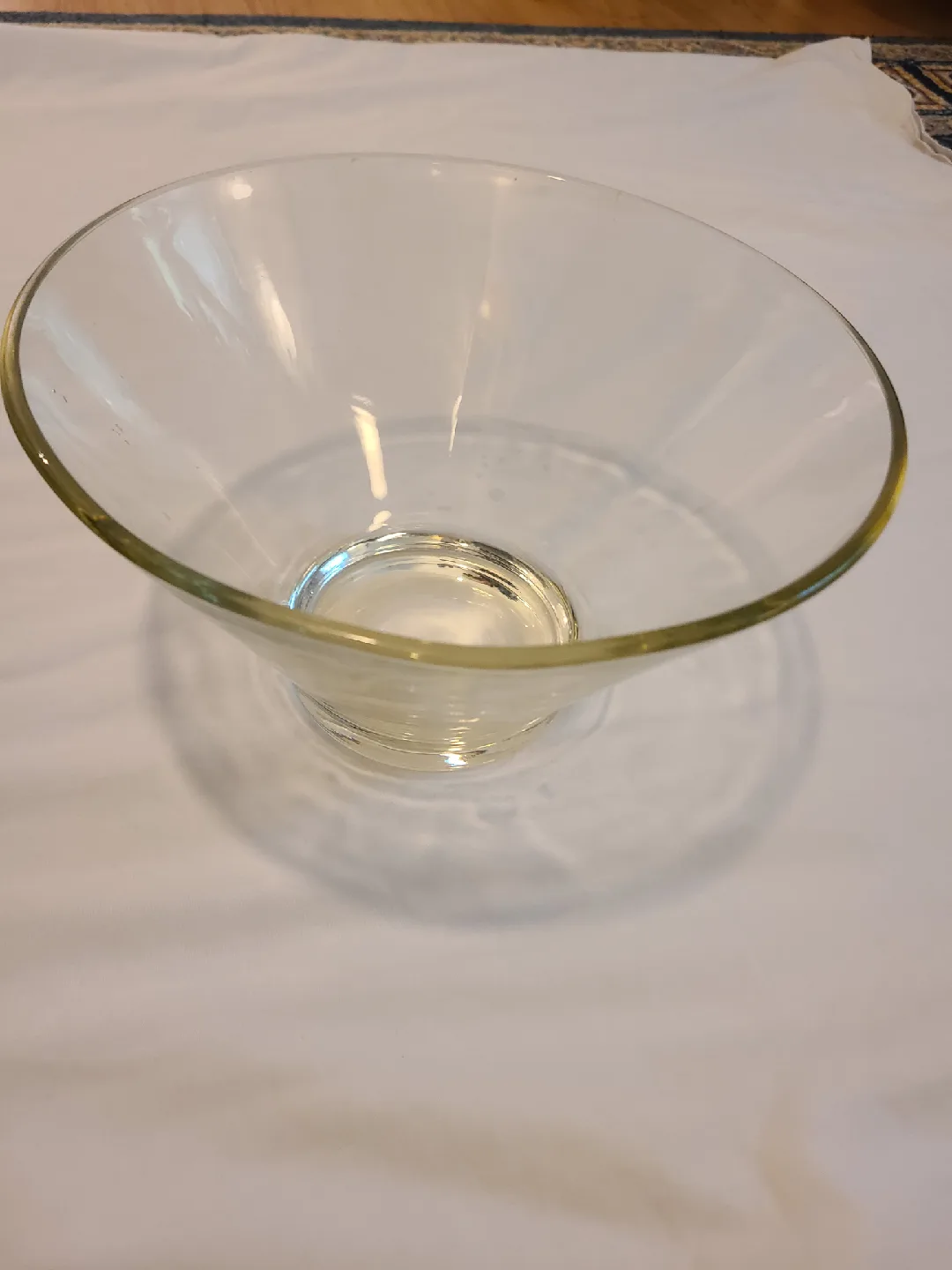 Clear Glass Serving Bowl thumbnail