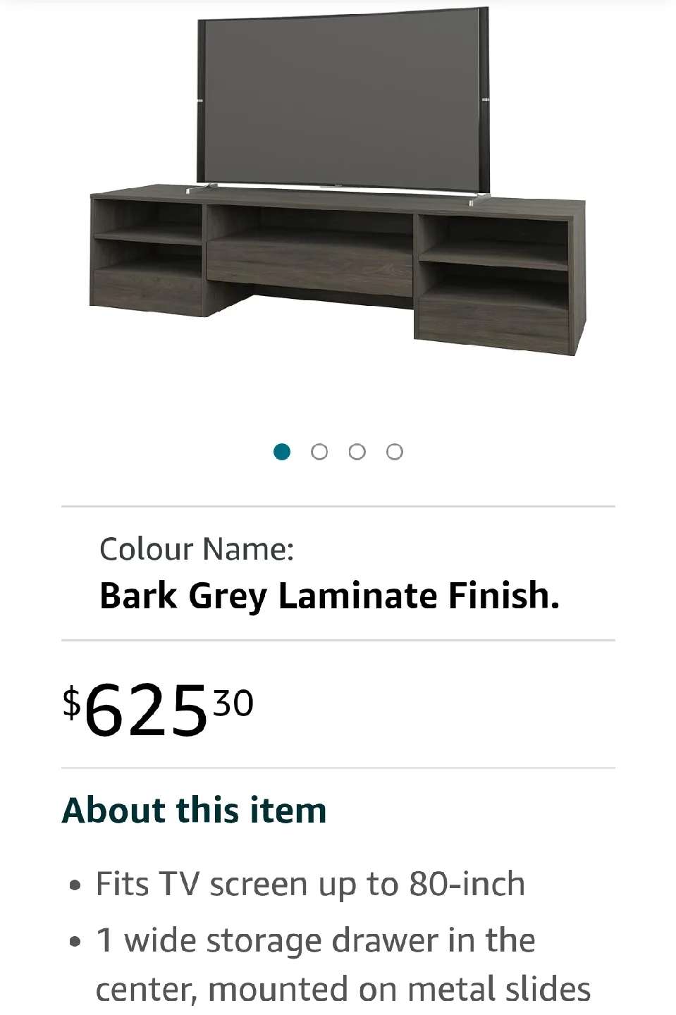 Nexera 72-Inch Tv Stand with A Drawer, image indicator(8)