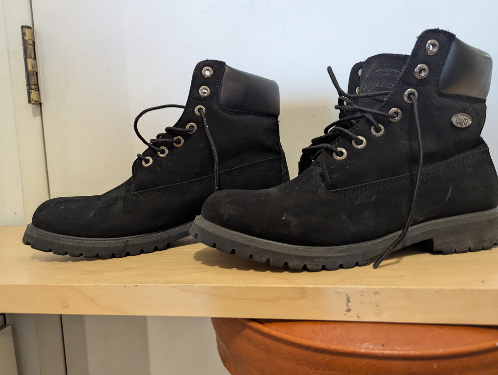 Lugz Black Boots - Men's Size 9.5 - photo 2
