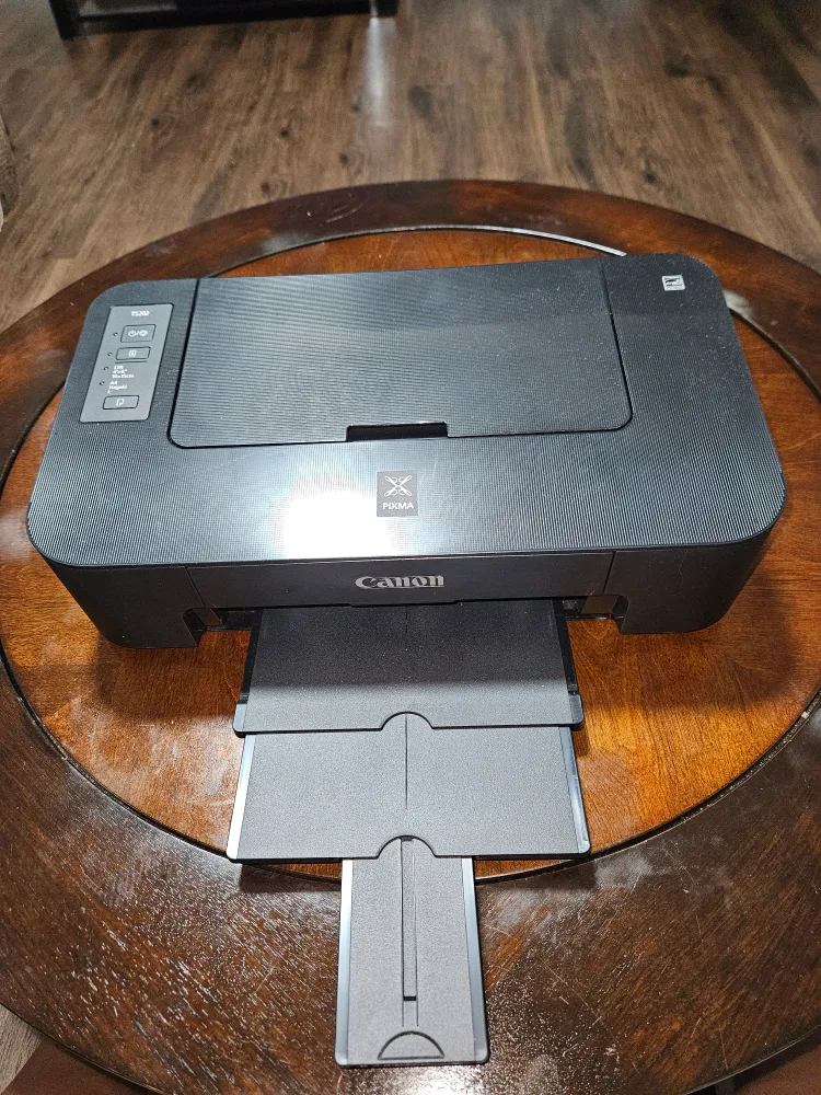 Canon PIXMA TS202 Printer with power cable image indicator(2)