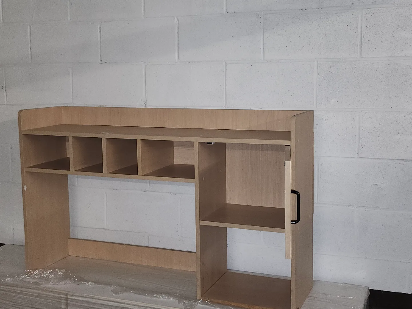 Wood Desk Hutch with Storage image indicator(6)