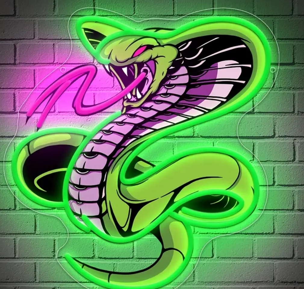 Cobra Neon Sign