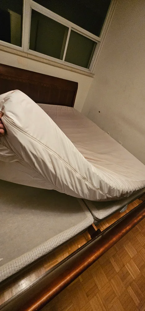 king Size Bed Frame & Mattress and box springs image indicator(2)