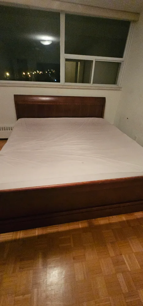 king Size Bed Frame & Mattress and box springs image indicator(4)