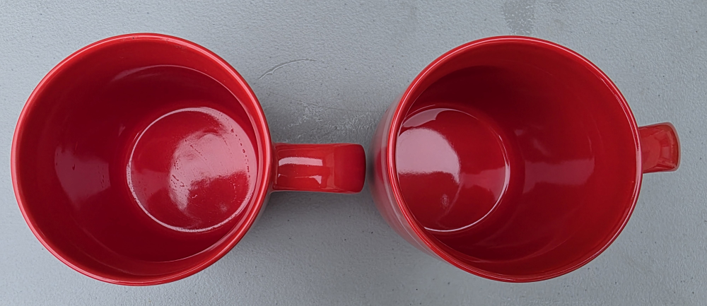 Starbucks Red Swirl Mugs - Set of 2 - photo 2