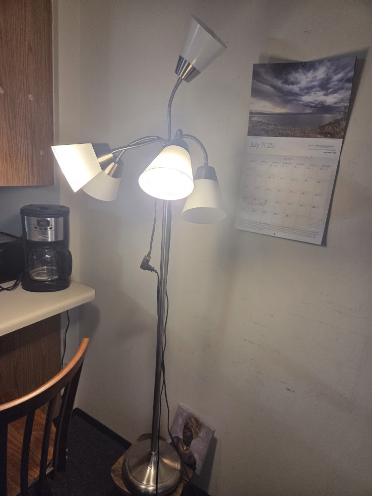 Floor lamp with 5 lights - photo 2