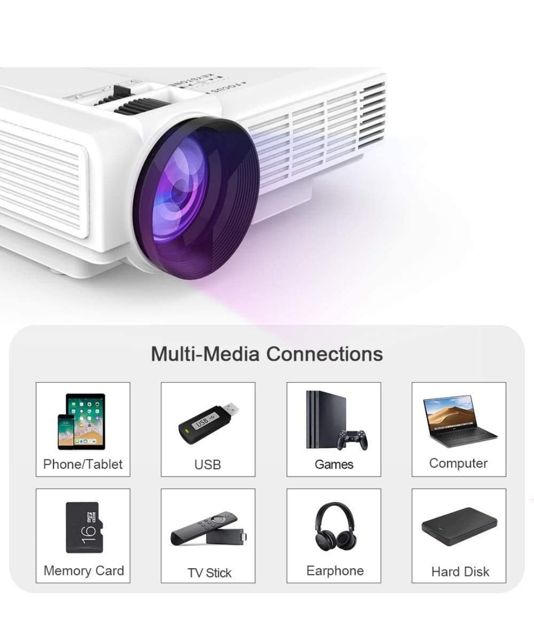 DR.J Professional Projector - Outdoor & Indoor - photo 3