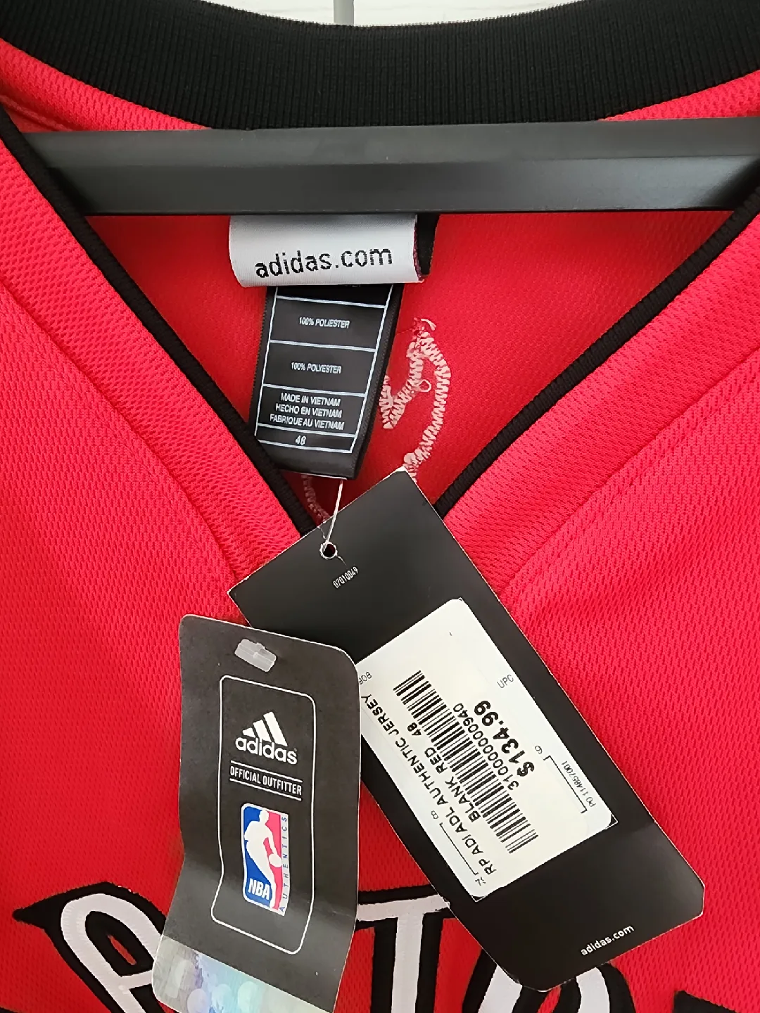 Adidas Raptors Calderon Jersey Size 48 image indicator(2)
