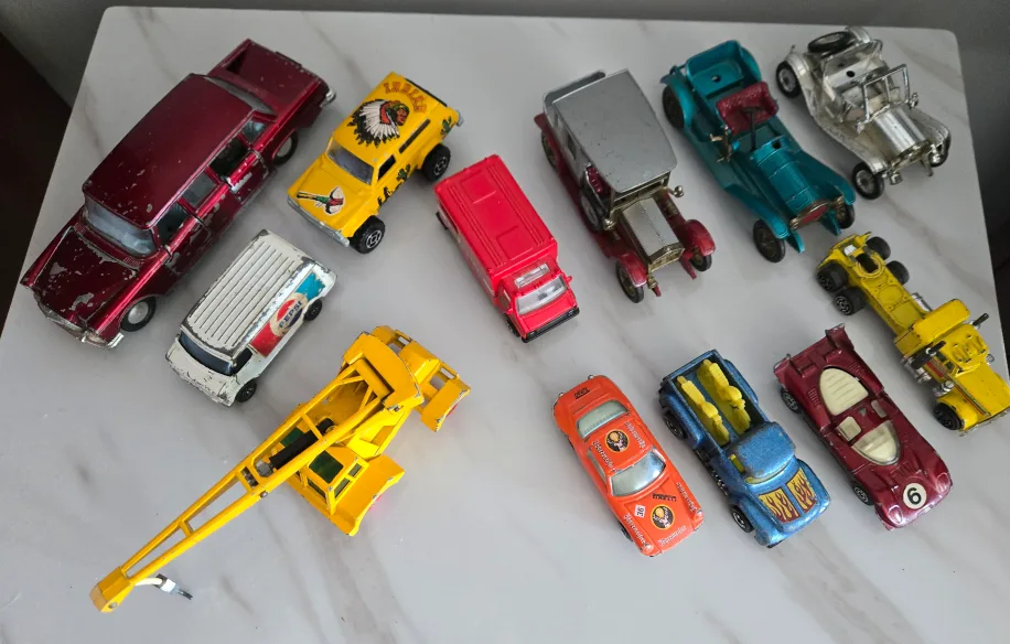 Vintage 1957-1970s Diecast Toy Car Collection image indicator(8)