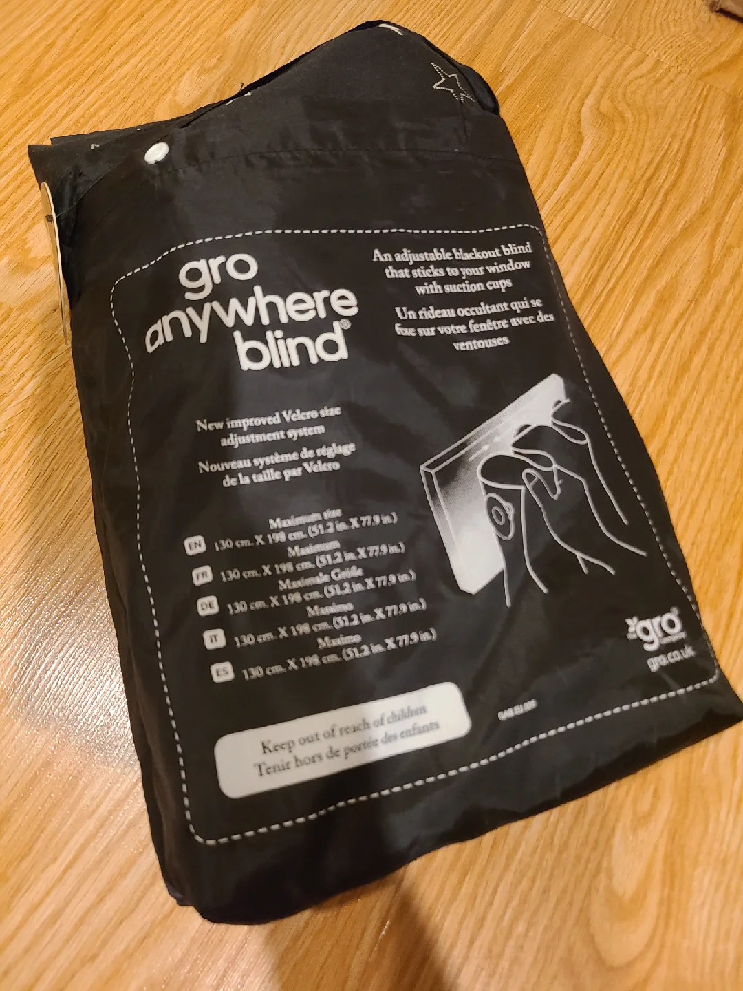 Gro Anywhere Blind - Adjustable Blackout Blind thumbnail