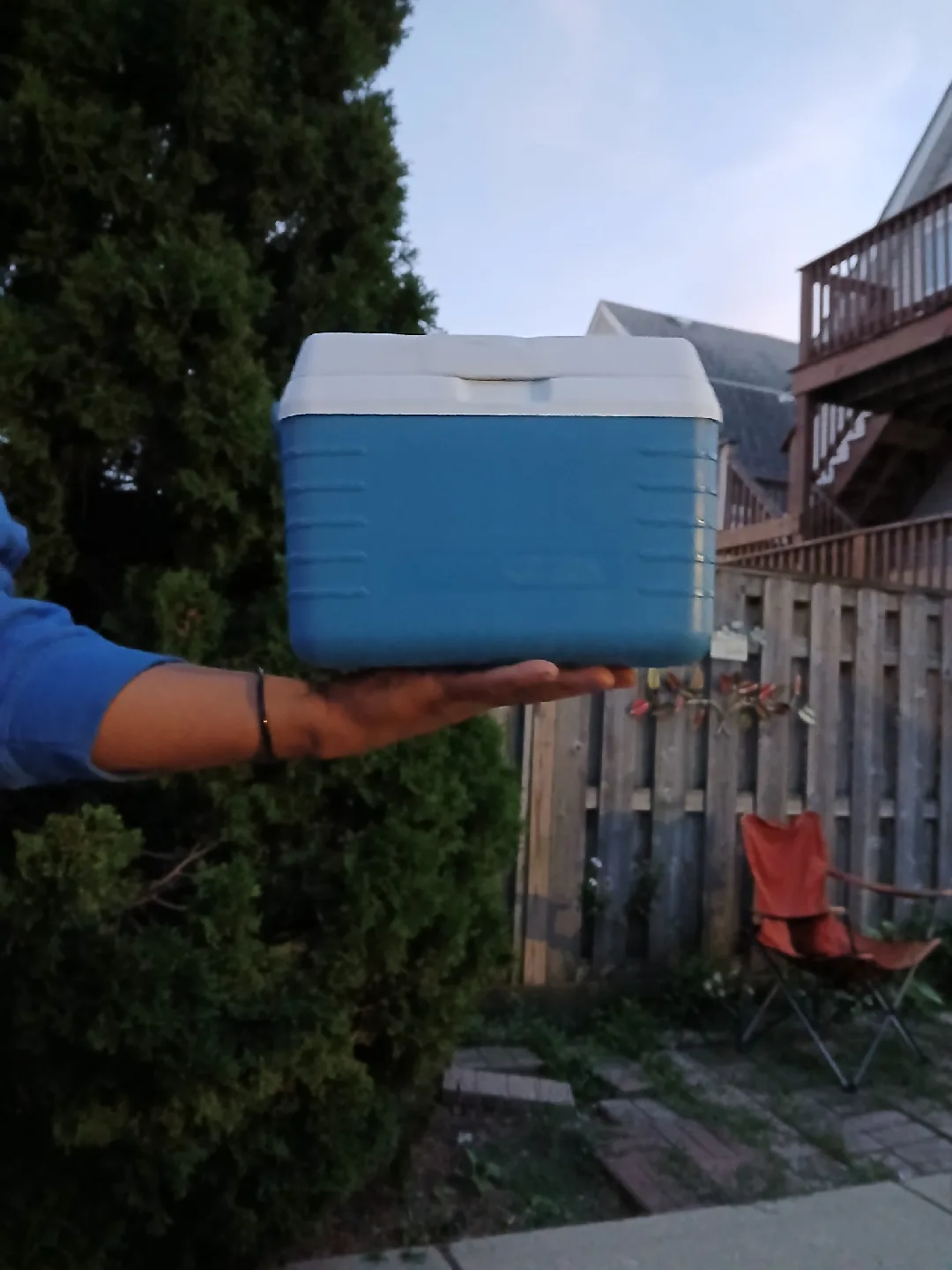 Rubbermaid Blue Cooler thumbnail
