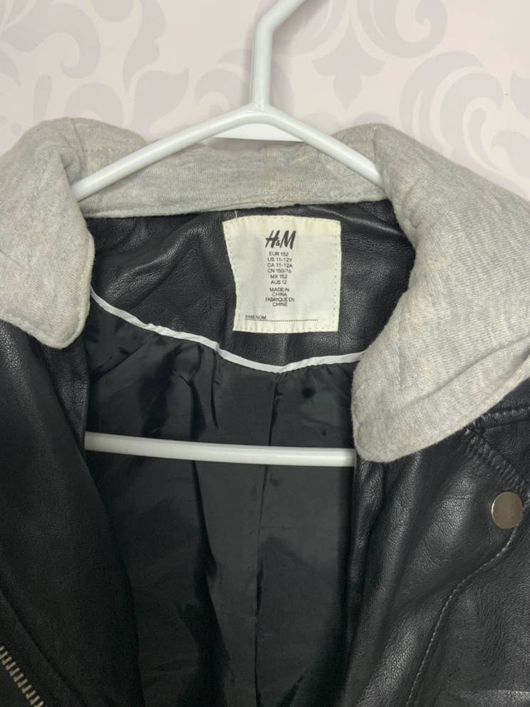 Kids fashionable H&M jacket with detachable hoodie - photo 2