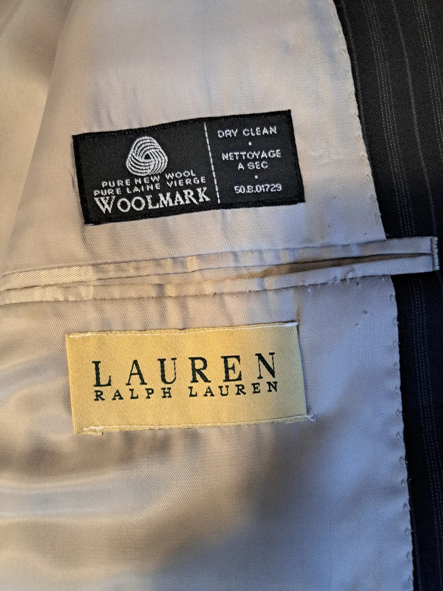 Moores Pronto Uomo Navy Suit - 38 Long, 32 Waist image indicator(7)