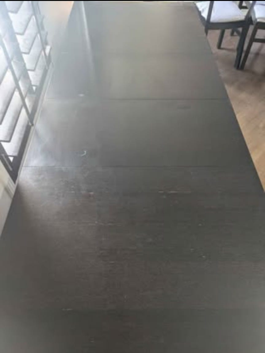 Extendable Dining Table with 4 Chairs - photo 2