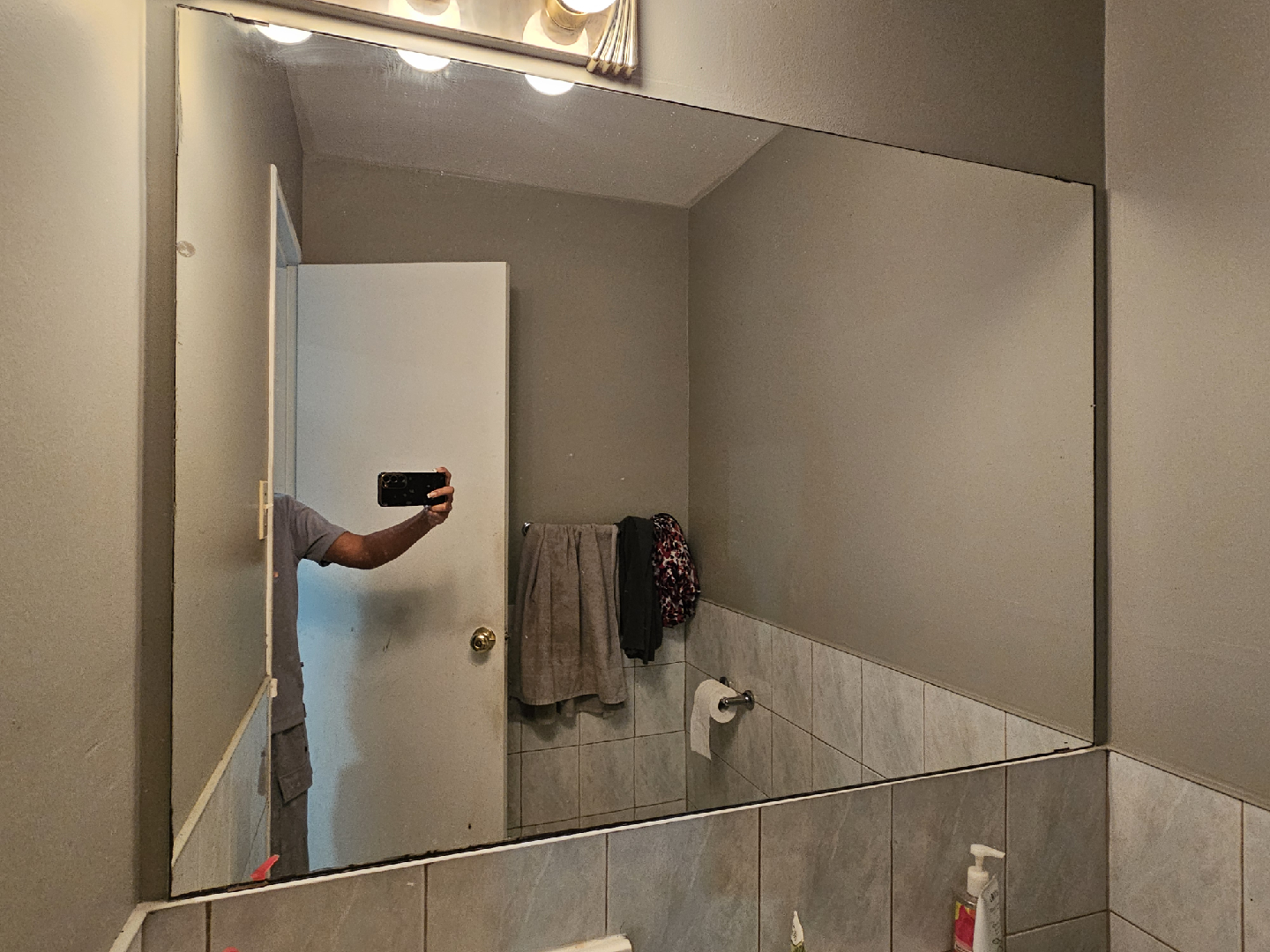 Large Frameless Mirror for Sale!