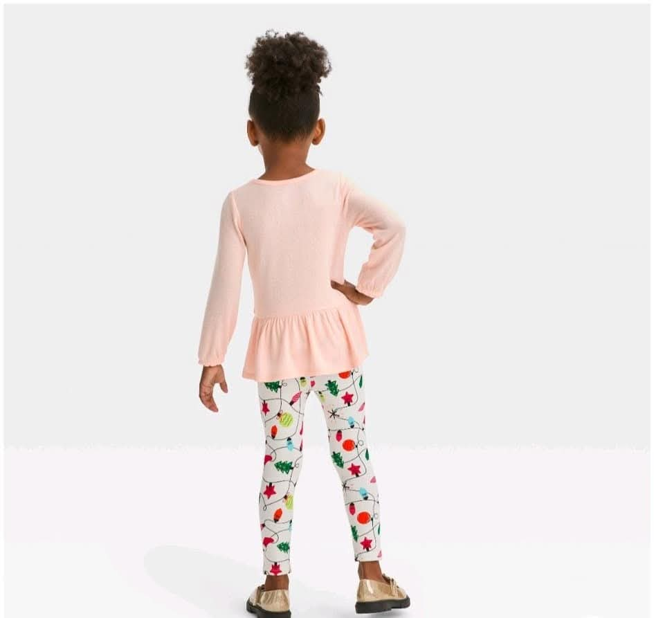Cat & Jack Christmas Outfit - Size 2T