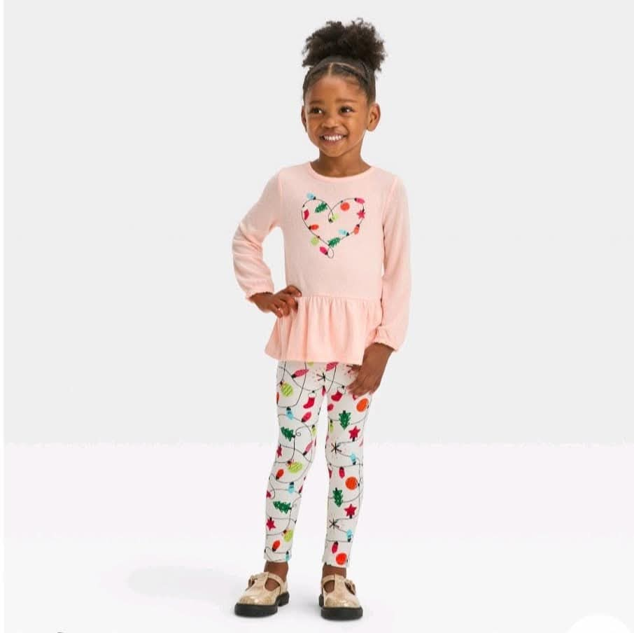 Cat & Jack Christmas Outfit - Size 2T - photo 2