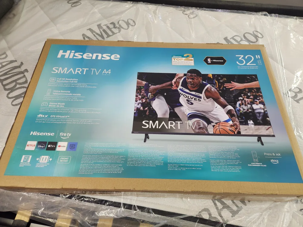 Hisense 32" Smart TV A4 - Brand New in Box thumbnail