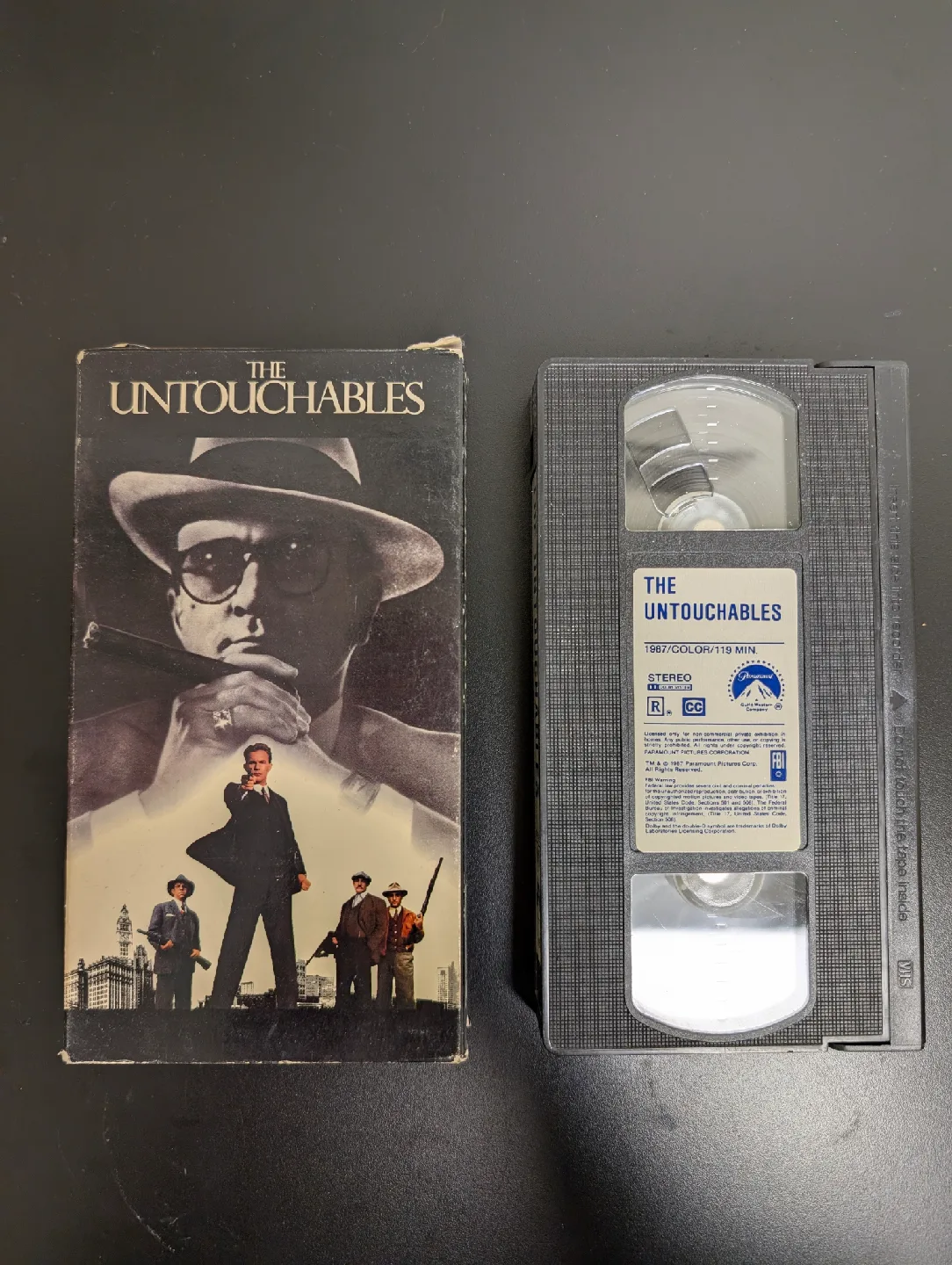 The Untouchables VHS Tape thumbnail
