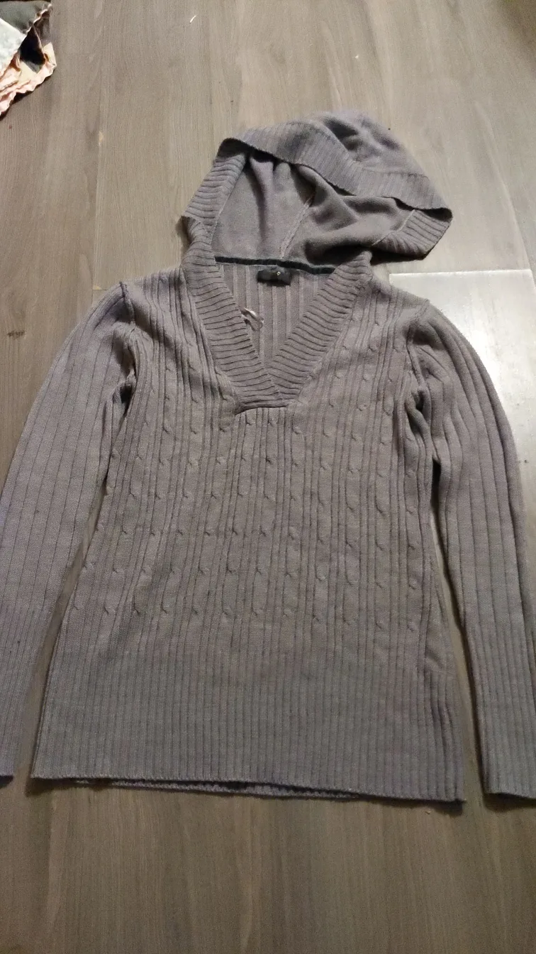 Hooded Sweater - Grey thumbnail