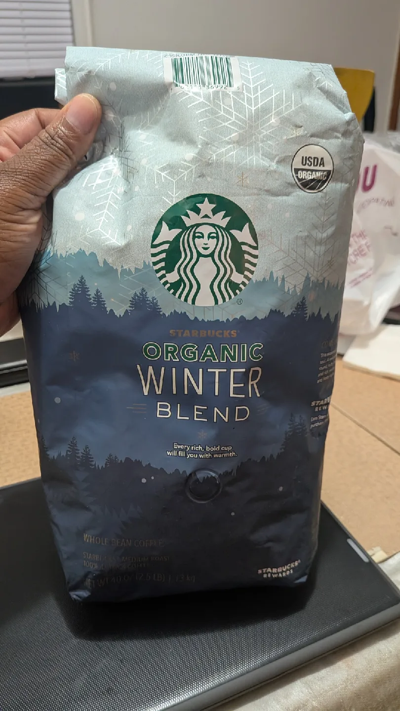 Starbucks Organic Winter Blend Whole Bean Coffee thumbnail