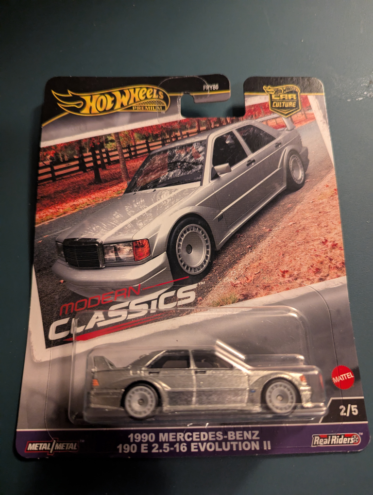 Hot Wheels Premium 1990 Mercedes-Benz 190 E 2.5-16 Evolution II