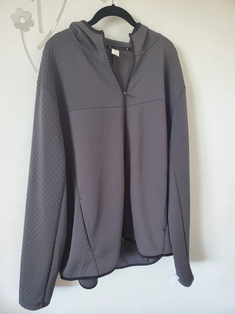 Xersion XXL Gray Hoodie - New! thumbnail