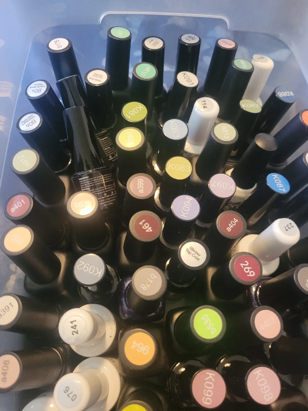 Huge Lot of Gel Nail Polish image indicator(3)