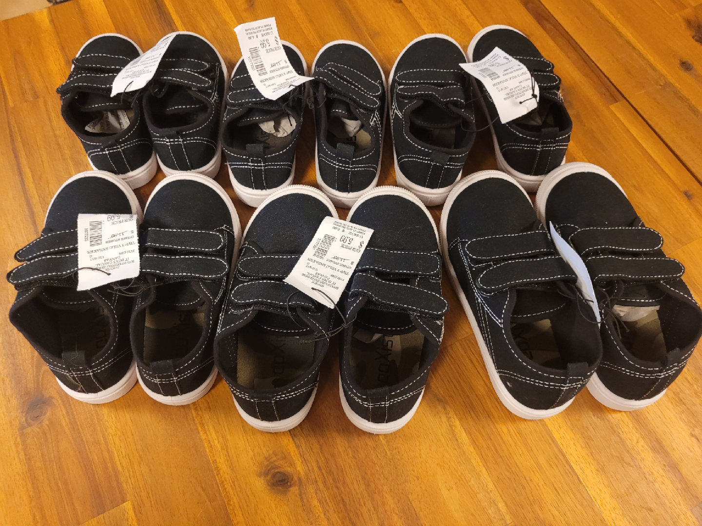 Infant/Toddler Canvas Velcro Sneakers (6 sizes) - NEW!!! - photo 2