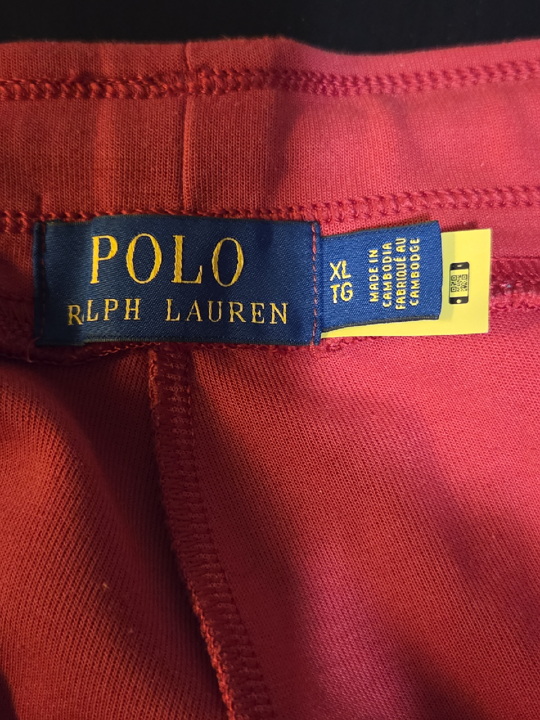 Polo Ralph Lauren Red Joggers - Size XL - photo 3
