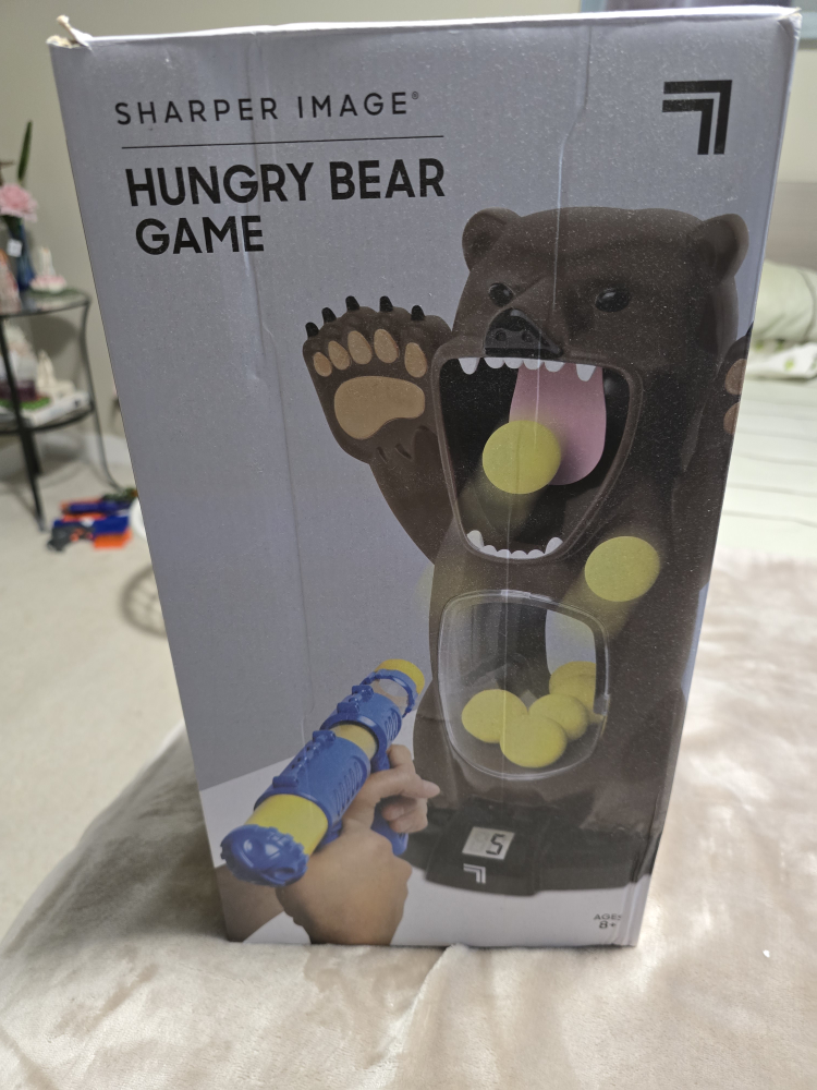 Sharper Image Hungry Bear Target Game - New in Box!