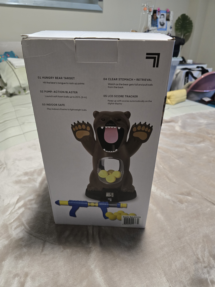 Sharper Image Hungry Bear Target Game - New in Box! - photo 3