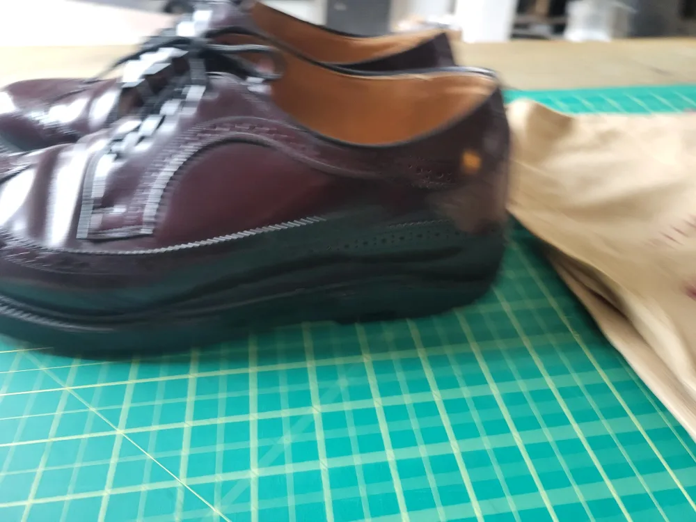 Burgundy, Leather Wingtip Dress Shoes image indicator(7)