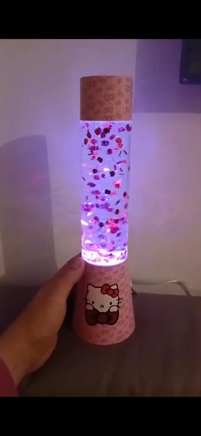 Hello Kitty Glitter Lava Lamp thumbnail