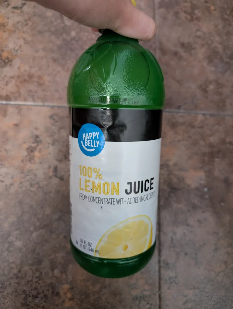 Happy Belly 100% Lemon Juice - 32 fl oz thumbnail