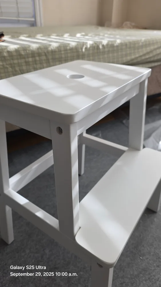 Houchics White Footstool image indicator(5)