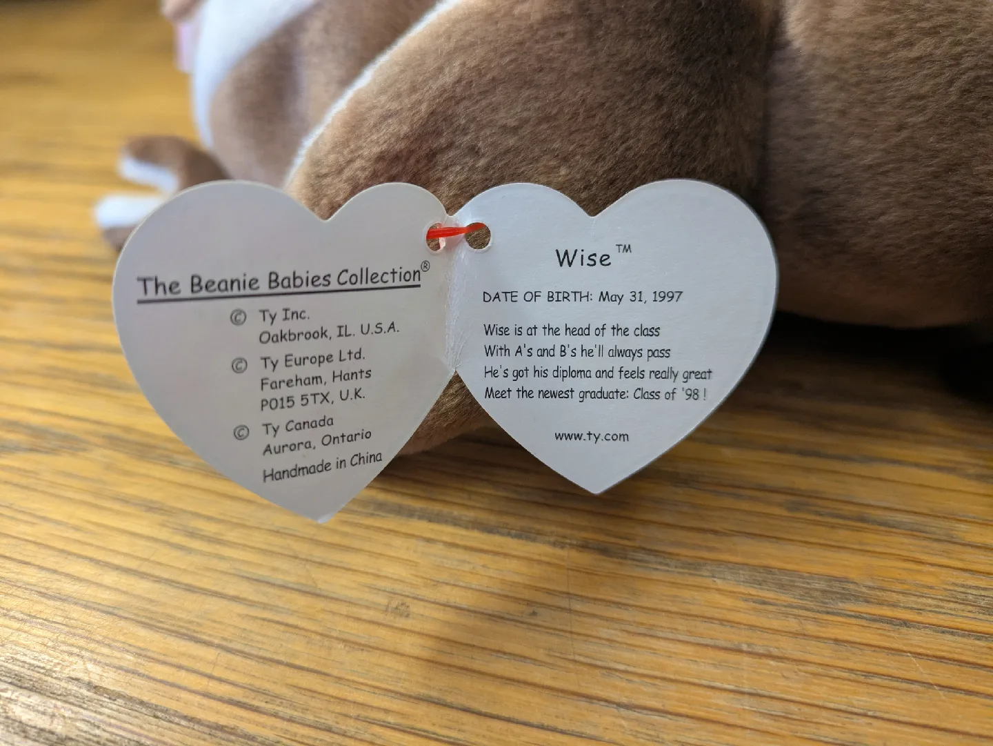 Wise the owl beanie baby image indicator(2)