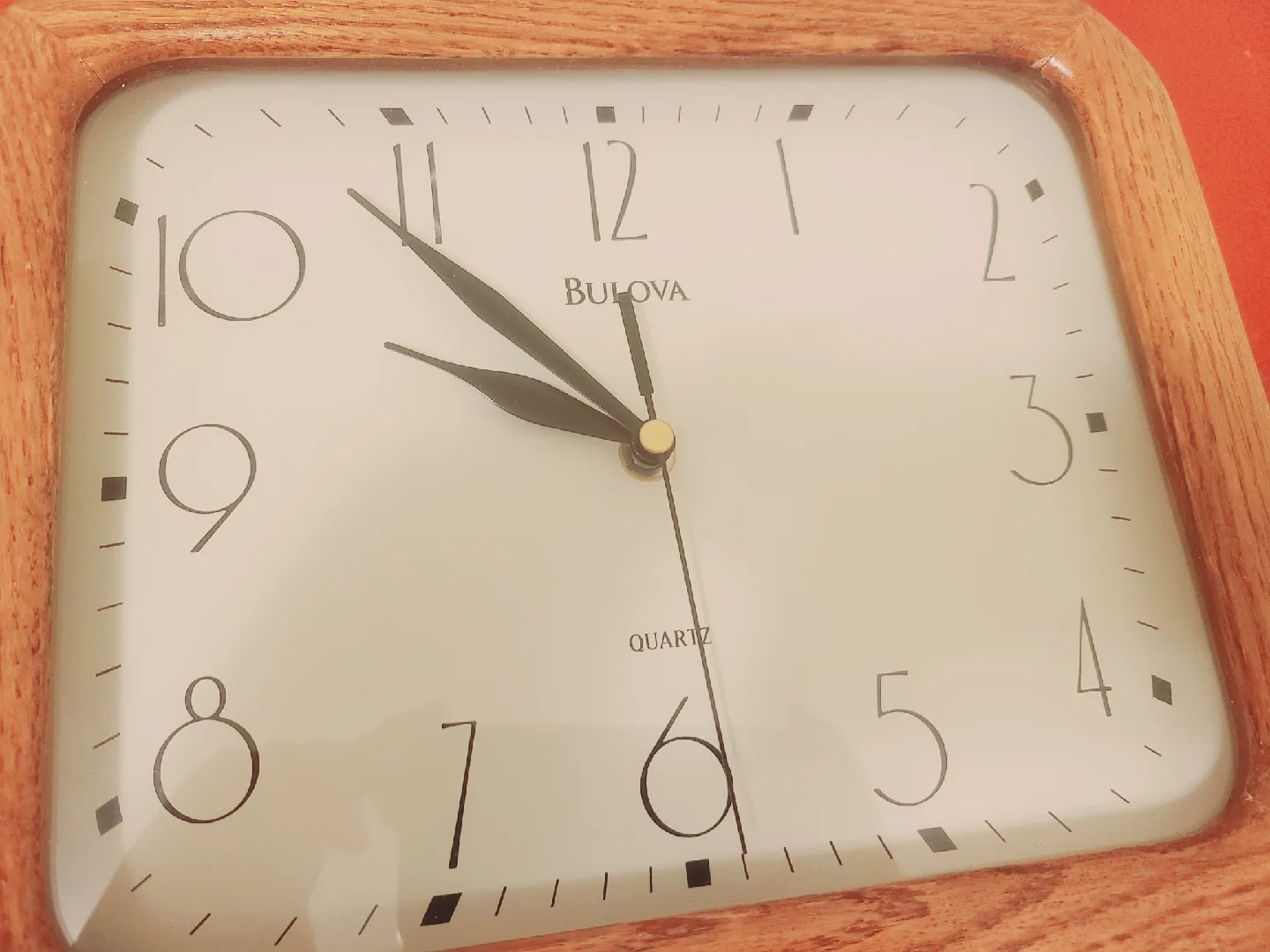 Bulova Quartz Wood Framed Wall Clock🥕 image indicator(2)