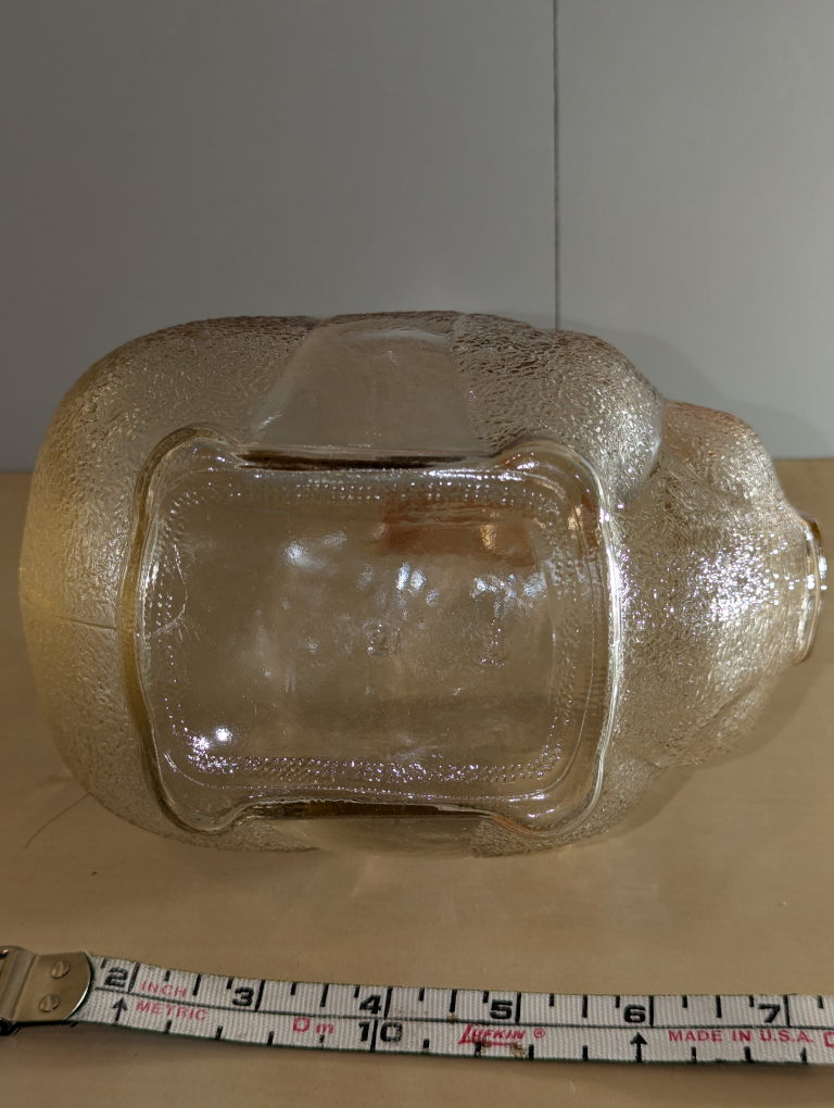 Vintage Iridescent Anchor Hawking Glass Piggy Bank - photo 5