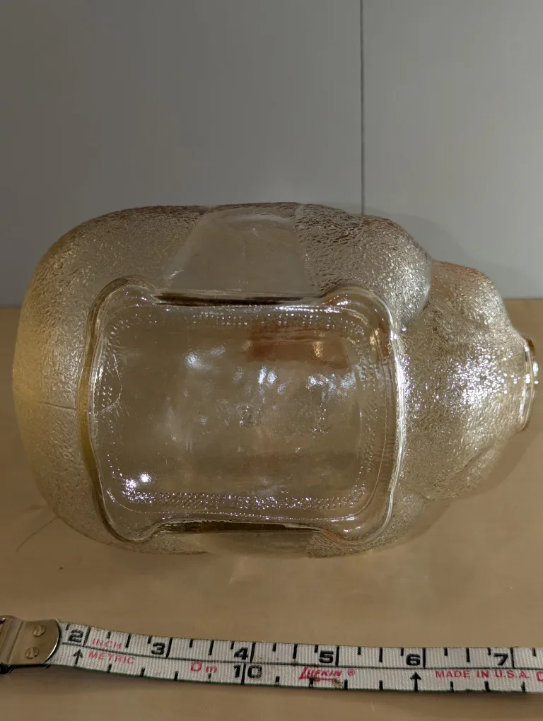 Vintage Iridescent Anchor Hawking Glass Piggy Bank image indicator(5)