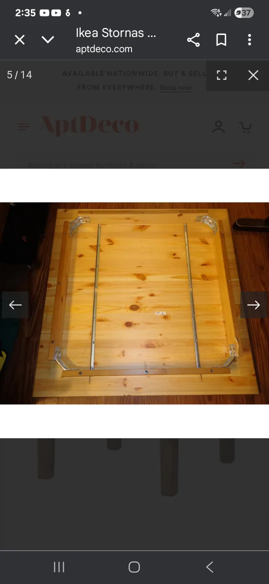 IKEA Stornas Extendable Dining Table image indicator(6)