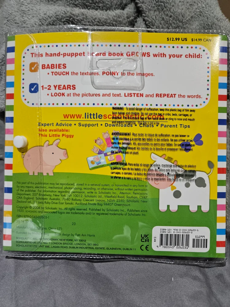 Old MacDonald Had A Farm Hand Puppet Board Book - New image indicator(2)