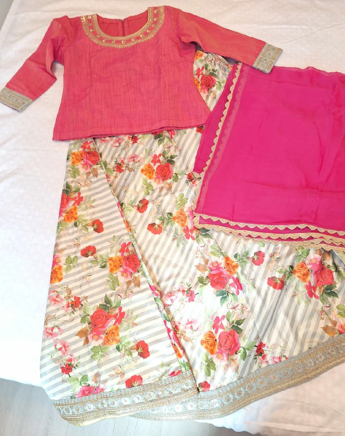 Beautiful Floral Lehenga Set thumbnail